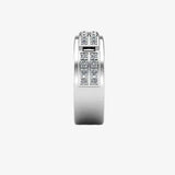 0.20 Carat Diamond Set Men's Wedding Band