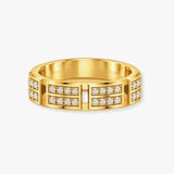 0.20 Carat Diamond Set Men's Wedding Band