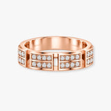 0.20 Carat Diamond Set Men's Wedding Band