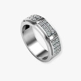 0.20 Carat Diamond Set Men's Wedding Band