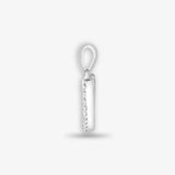 18ct White 0.06ct Diamond Pendant HEERA DIAMONDS