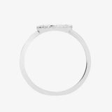 18ct White 0.14ct Diamond Heart Ring HEERA DIAMONDS