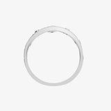 18ct White 0.24ct Diamond Crown Ring HEERA DIAMONDS