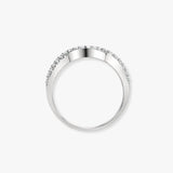 18ct White 0.39ct Natural Diamond Ring