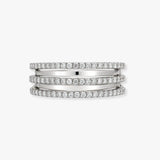 18ct White 0.63ct Natural Diamond Ring