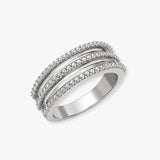 18ct White 0.63ct Natural Diamond Ring