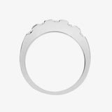 18ct White 0.87ct Princess Cut & Baguette Diamond Ring HEERA DIAMONDS