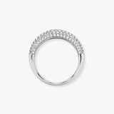 18ct White 1.00ct Natural Diamond Bombay Ring