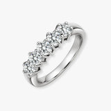 18ct White Gold 1.00ct 5 Stone Natural Diamond Ring