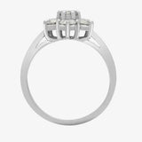 18ct White Gold 1.00ct 7 Stone Cluster Diamond Ring HEERA DIAMONDS