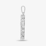 18ct White Gold Diamond Cross Pendent HEERA DIAMONDS