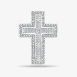 18ct White Gold Diamond Cross Pendent HEERA DIAMONDS