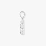 18ct White Gold Natural Diamond Pendant