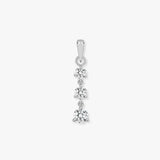 18ct White Gold Natural Diamond Pendant