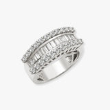 18ct White Gold Natural Diamond Ring