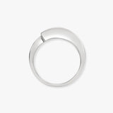 18ct White Gold Natural Diamond Ring