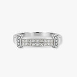 18ct White Gold Natural Diamond Ring