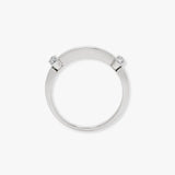 18ct White Gold Natural Diamond Ring
