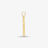 18ct White Gold & Yellow Gold Natural Diamond Cross Pendant
