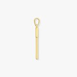 18ct White Gold & Yellow Gold Natural Diamond Cross Pendant