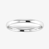 2mm Band Classic Traditional Court Wedding Ring