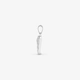 9ct White Gold Diamond Heart Pendant HEERA DIAMONDS