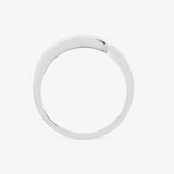 9ct White Gold Natural Diamond Ring