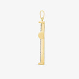 9ct Yellow Gold Diamond Cross HEERA DIAMONDS