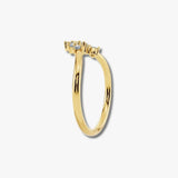 "Arden" 0.25ct Round Brilliant Cut Diamonds V Shape Eternity Ring ET27