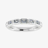 "Arlisse" 0.54 Carat Diamond Half Eternity Ring ET100