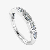 "Arlisse" 0.54 Carat Diamond Half Eternity Ring ET100