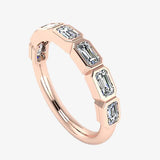 "Arlisse" 0.54 Carat Diamond Half Eternity Ring ET100