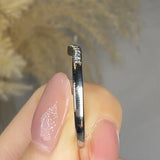 "Aro" 0.11 Carat Natural Diamond Half Eternity Ring HR1923 HEERA DIAMONDS