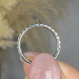 "Arvielle" 0.2 Carat Natural Diamond Half Eternity Ring HR1930 HEERA DIAMONDS