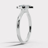 "Ashley" 1 Carat Halo Marquise Cut Engagement Ring HAMC02