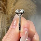 "Avenyx" 5.05 Carat Round Cut Solitaire Engagement Ring HLR642 HEERA DIAMONDS