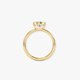 "Avessique" 0.40 Carat  Round Cut Natural Diamond Solitaire Engagement Ring MDR3607