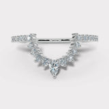 "Avi" V Shape 0.44ct Diamond Eternity Ring ET55