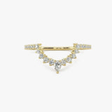 "Avi" V Shape 0.44ct Diamond Eternity Ring ET55