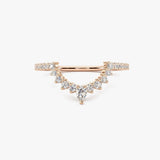 "Avi" V Shape 0.44ct Diamond Eternity Ring ET55