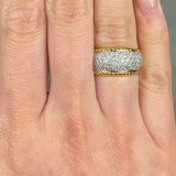 "Azzeline" 0.92 Carat Round Cut Natural Bespoke Diamond Half Eternity Ring MDR3273