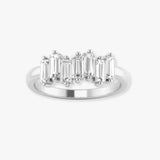 Baguette 0.79 Carat Fancy Diamond Ring