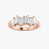 Baguette 0.79 Carat Fancy Diamond Ring
