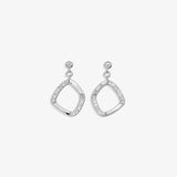 Behold White Topaz Earrings Hot Diamonds