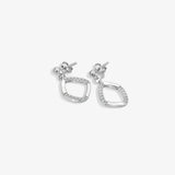 Behold White Topaz Earrings Hot Diamonds