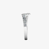 "Calista" 0.45 Carat Round Cut Diamond Half Eternity Ring ET90