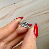 "Caro" Round Cut 2.5 Carat Diamond Shoulder Platinum Engagement Ring HEERA DIAMONDS