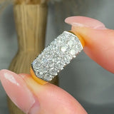"Corvella" 1.11 Carat Round Cut Natural Bespoke Diamond Half Eternity Ring MDR3229