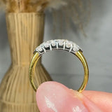 "Corvella" 1.11 Carat Round Cut Natural Bespoke Diamond Half Eternity Ring MDR3229
