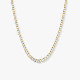 DIAMOND CLAW SETTING NECKLACE
